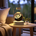 Crystal Ball Cosmic Dinosaur Night Light | USB Warm Bedside Lamp & Gift