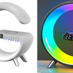 G-Shaped Smart LED Lamp | Bluetooth Speaker & Wireless Charger Atmosphere Light