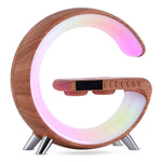 G-Shaped Smart LED Lamp | Bluetooth Speaker & Wireless Charger Atmosphere Light