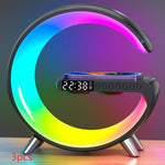 G-Shaped Smart LED Lamp | Bluetooth Speaker & Wireless Charger Atmosphere Light