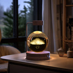 Crystal Ball Cosmic Dinosaur Night Light | USB Warm Bedside Lamp & Gift