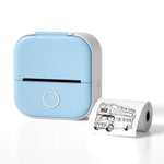 Portable Mini Thermal Label Printer | Bluetooth Photo & Study Printer