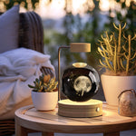 Crystal Ball Cosmic Dinosaur Night Light | USB Warm Bedside Lamp & Gift