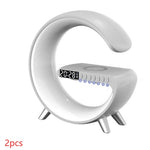 G-Shaped Smart LED Lamp | Bluetooth Speaker & Wireless Charger Atmosphere Light