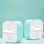 Portable Mini Thermal Label Printer | Bluetooth Photo & Study Printer