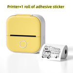 Portable Mini Thermal Label Printer | Bluetooth Photo & Study Printer